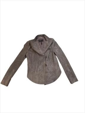 BCBG Maxazria Faux Suede Jacket
